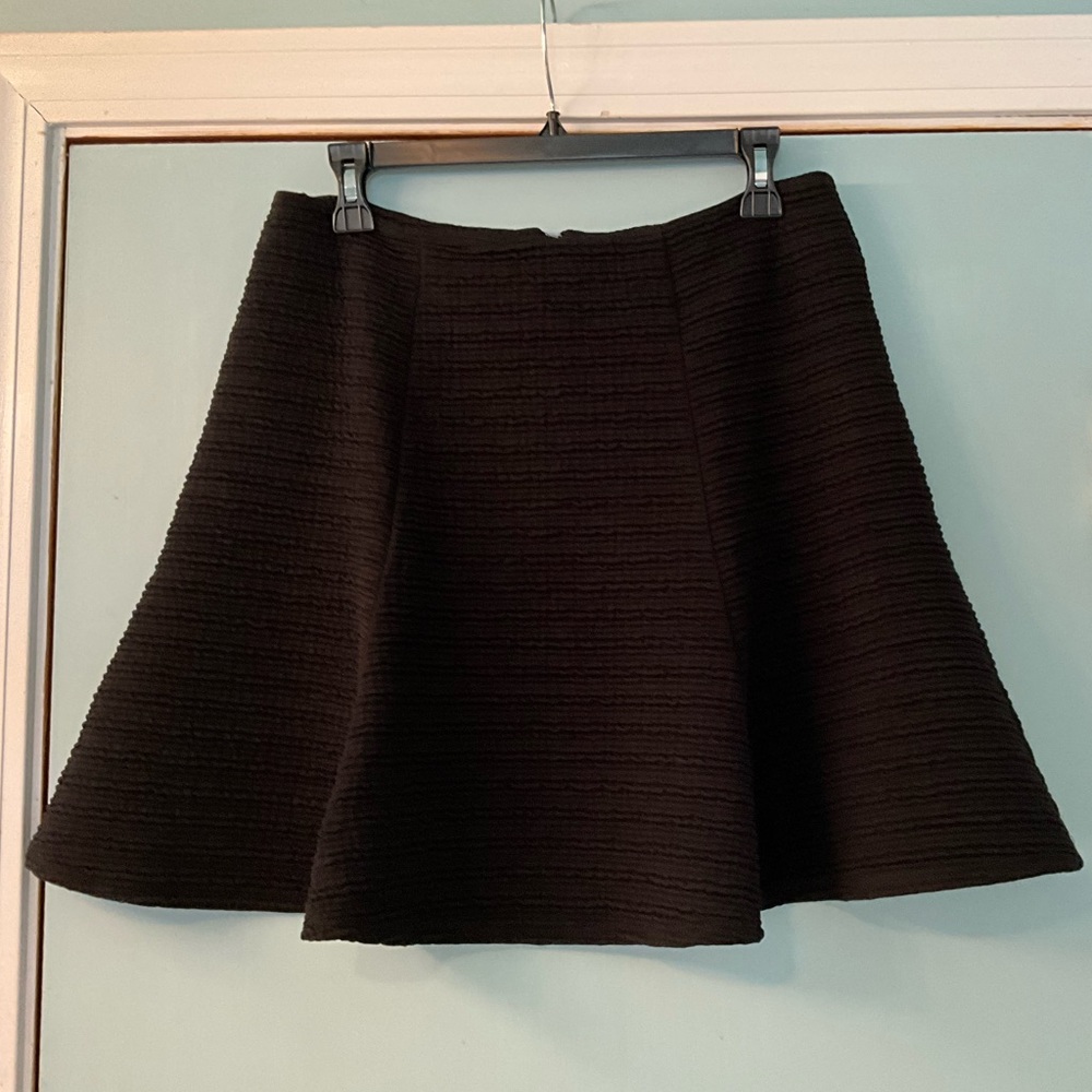 NWOT Anthropologie short textured knit skater skirt by Maeve